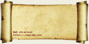 Kristina Bojković vizit kartica